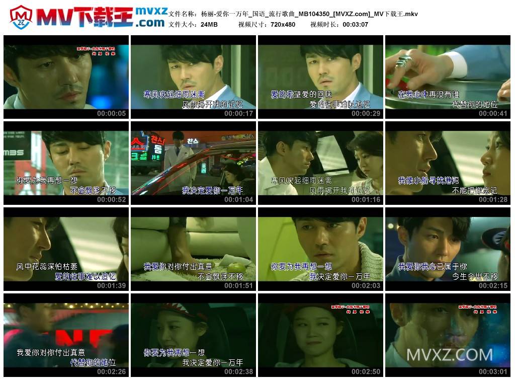 杨丽-爱你一万年_国语_流行歌曲_MB104350